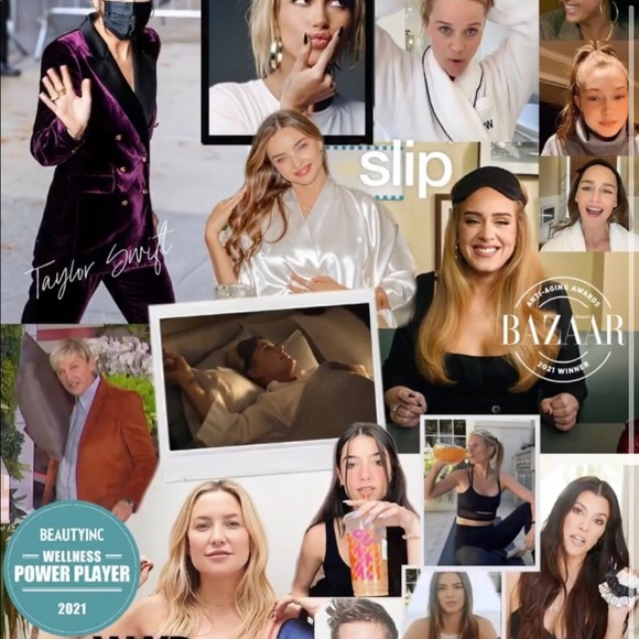 ❌❌SOLD❌❌slip Pure Silk Sleep Mask Bridesmaid/ 4 Avail bridal wedding season - Picture 7 of 17